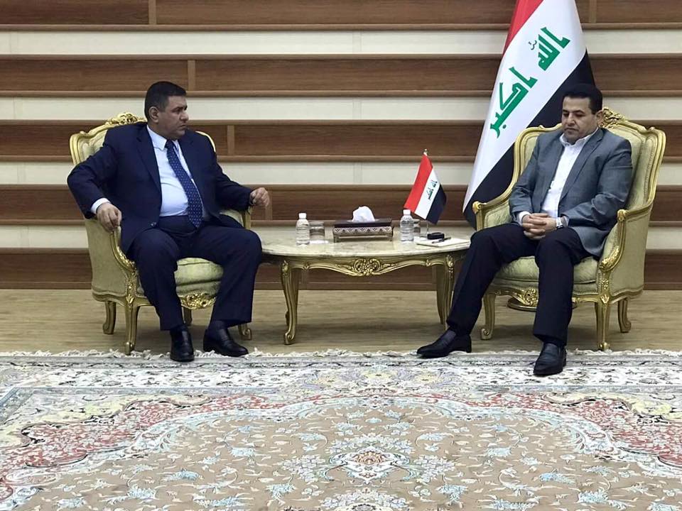 محافظ المثنى يلتقي وزير الداخلية في العاصمة بغداد