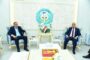محافظ المثنى يلتقي وزيرالصحة والبيئة في مقر الوزارة بالعاصمة بغداد