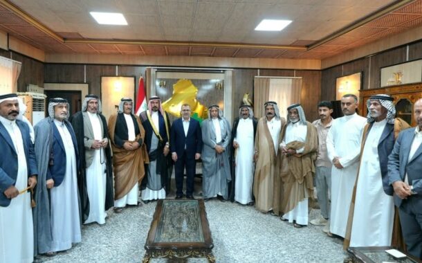 محافظ المثنى يبحث مع أهالي الزوية مشروع إيصال المياه من الفرات إلى العطشان ويوجه بتشغيل مضخات أم الدشيش كحل آني