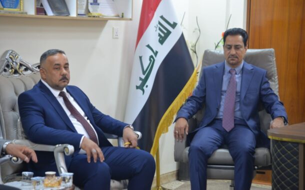 معاون محافظ المثنى للشؤون الإدارية يلتقي مدير التربية لبحث الواقع التربوي وتعزيز التعاون