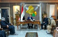 محافظ المثنى يستقبل ممثلين عن عشيرة آل عصيدة لبحث مطالبهم في قضاء المجد